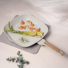 Пательня гриль BerlingerHaus BH-8316 Sahara Nordic 28 см для приготування стейків та овочів