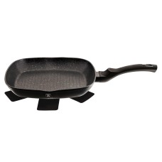 Patelnia grillowa Berlinger Haus Black Silver BH-1846 z powłoką granitową do grillowania