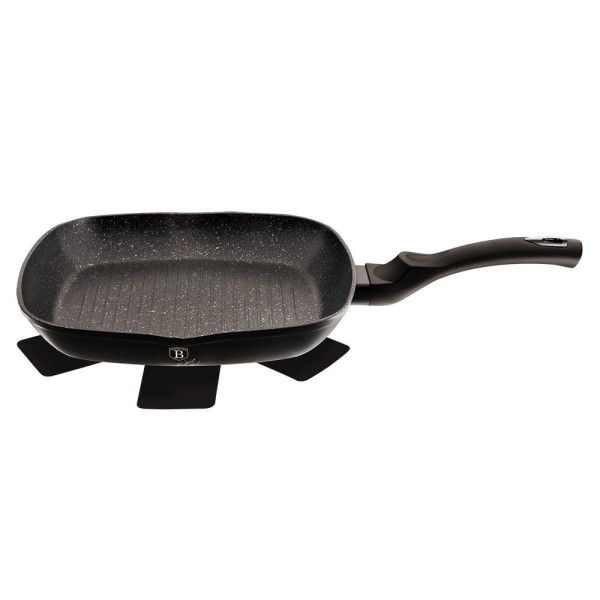 Patelnia grillowa Berlinger Haus Black Silver BH-1846 z powłoką granitową do grillowania