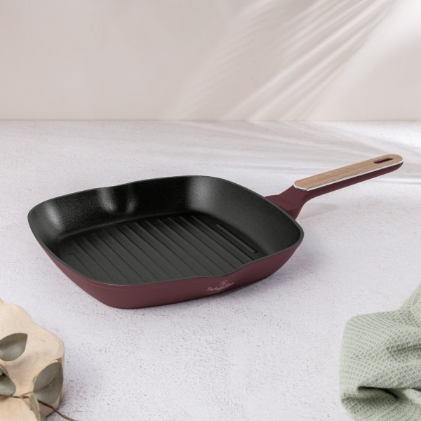 Пательня гриль BerlingerHaus Leonardo Nordic Collection 28 см для смаження на грилі вдома