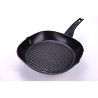 Сковорода-гриль Nova MO-Patelnia grillowa 28 cm для індукції, grillowa, зручна для смаження на газу та електроплиті