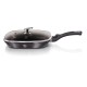 Patelnia grillowa Berlinger Haus Carbon Pro BH-6909 28x28 cm z powłoką granitową do grillowania w kuchni