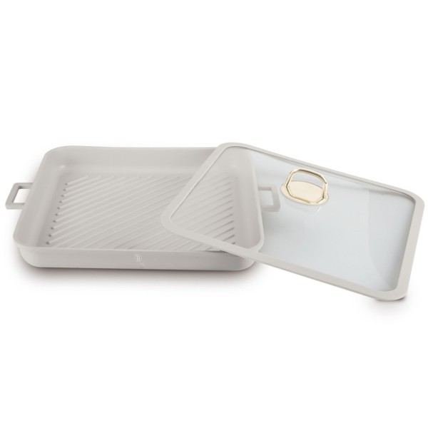 Пательня гриль BerlingerHaus BH-7790 Sahara Collection 34 см для приготування стейків та овочів