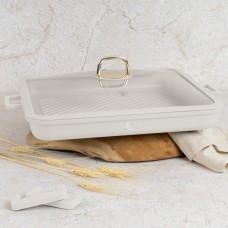 Пательня гриль BerlingerHaus BH-7790 Sahara Collection 34 см для приготування стейків та овочів