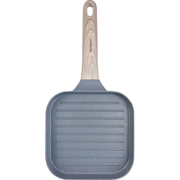 Patelnia grillowa Klausberg KB-7811 marmurkowa 18x18 cm szara do grillowania potraw