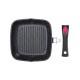 Patelnia grillowa Kinghoff KH-1511 granitowa 28 cm z odłączanym uchwytem do grillowania