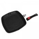 Patelnia grillowa Kinghoff KH-1511 granitowa 28 cm z odłączanym uchwytem do grillowania