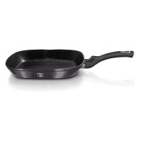 Patelnia grillowa Berlinger Haus Carbon Pro BH-6901 28x28 cm powłoka granitowa do kuchni
