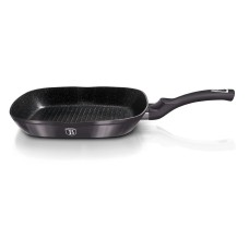 Patelnia grillowa Berlinger Haus Carbon Pro BH-6901 28x28 cm powłoka granitowa do kuchni