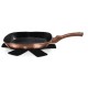 Patelnia grillowa Berlinger Haus Rose Gold Noir 28x28 cm do grillowania w domu