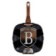 Patelnia grillowa Berlinger Haus Rose Gold Noir 28x28 cm do grillowania w domu