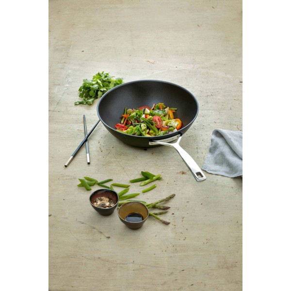Patelnia wok Demeyere Alu Pro 5 30 cm do smażenia i stir-fry