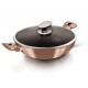 Wok, Berlinger Haus BH-7100, granitowy 30 см, Rose Gold — для смаження та вок-стир-фрайвання на плиті