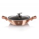 Wok, Berlinger Haus BH-7100, granitowy 30 см, Rose Gold — для смаження та вок-стир-фрайвання на плиті