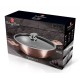 Wok, Berlinger Haus BH-7100, granitowy 30 см, Rose Gold — для смаження та вок-стир-фрайвання на плиті