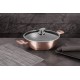 Wok, Berlinger Haus BH-7100, granitowy 30 см, Rose Gold — для смаження та вок-стир-фрайвання на плиті