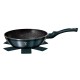 Patelnia wok Berlinger Haus Metallic Aquamarine 28 cm granitowa do smażenia