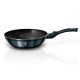 Patelnia wok Berlinger Haus Metallic Aquamarine 28 cm granitowa do smażenia