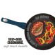 Patelnia wok Berlinger Haus Metallic Aquamarine 28 cm granitowa do smażenia