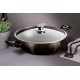Wok Berlinger Haus Shiny Black BH-7115 30 cm 4 l z powłoką granitową do kuchni