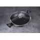Wok Berlinger Haus Shiny Black BH-7115 30 cm 4 l z powłoką granitową do kuchni