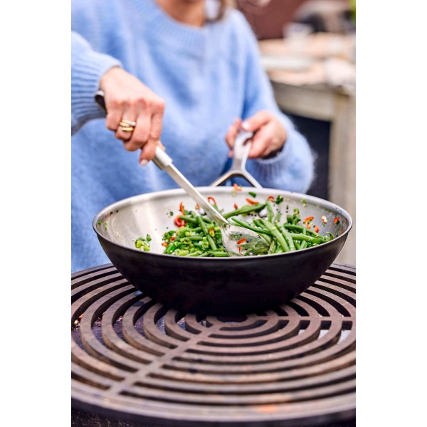 Wok Demeyere Black 5 30 cm do smażenia i duszenia potraw