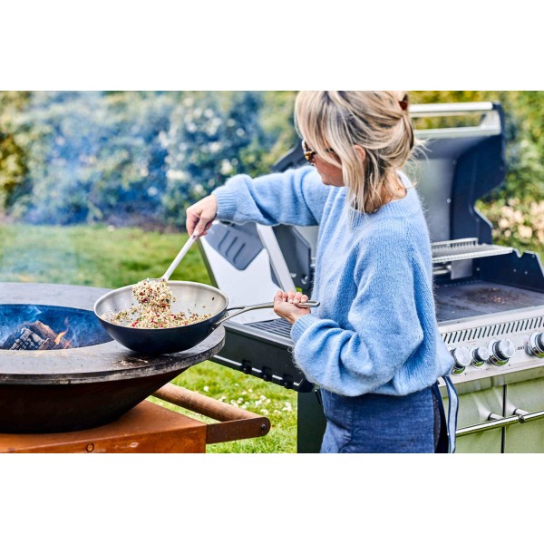 Wok Demeyere Black 5 30 cm do smażenia i duszenia potraw