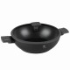 Patelnia wok Berlinger Haus Antracit BH-8125 tytanowa 30 cm z pokrywką