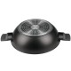 Patelnia wok Berlinger Haus Antracit BH-8125 tytanowa 30 cm z pokrywką