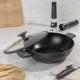 Patelnia wok Berlinger Haus Antracit BH-8125 tytanowa 30 cm z pokrywką