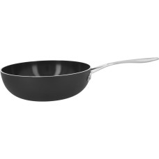 Patelnia wok Demeyere Alu Industry 3 z powłoką Ceraforce 28 cm do kuchni