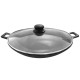 Wok, Krisberg, WOK żeliwny KS-2561, 31 см з кришкою — для смаження і вок-стир-фраю