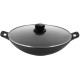 Wok, Krisberg, WOK żeliwny KS-2561, 31 см з кришкою — для смаження і вок-стир-фраю