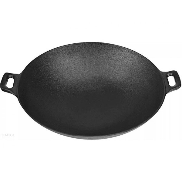 Wok, Krisberg, KS-2638 — чавунний 31 см для смаження на плиті та грилі