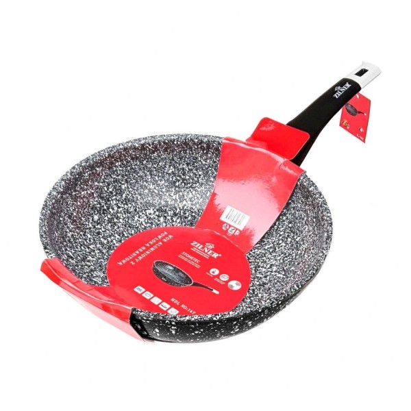 Пательня wok Zilner ZL-7904 30 см мармурово-керамічна для приготування азіатських страв
