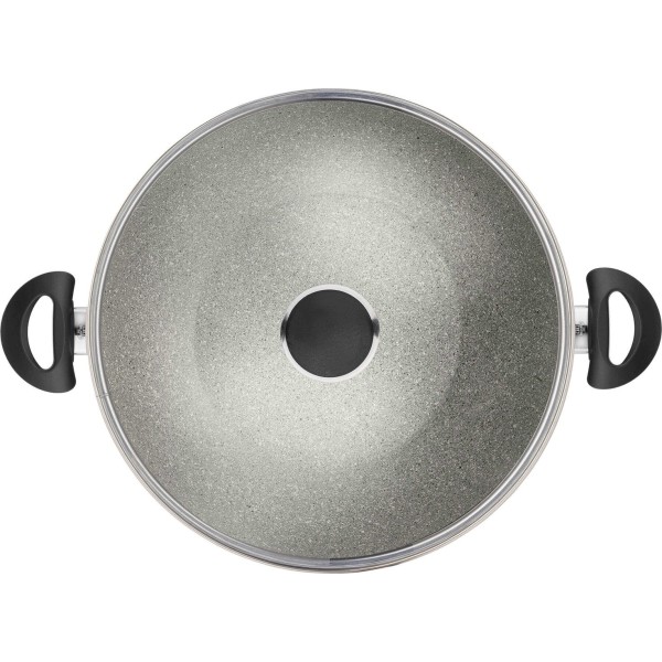 Wok Ballarini Ferrara 2H z pokrywką 36 cm do smażenia i duszenia