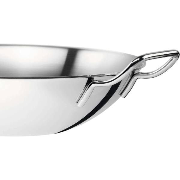 Patelnia wok Zwilling Plus 32 cm z pokrywką do gotowania chińskiego
