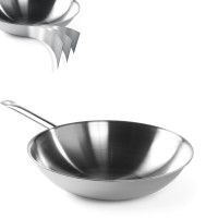 Пательня Wok Hendi 839003 3-PLY без кришки для швидкого смаження страв