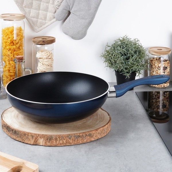 Wok patelnia, ORION DIAMANT 112939, 30 cm, głęboka, powłoka nieprzywierająca, indukcja