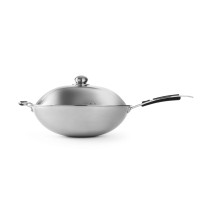 Patelnia wok Hendi 239773 indukcyjna 36 cm do kuchni profesjonalnej
