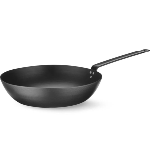 Patelnia wok uniwersalny ze stali węglowej śr. 304 mm