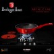 Patelnia wok Berlinger Haus Metallic Line 30 cm burgundowa granitowa BH-6166