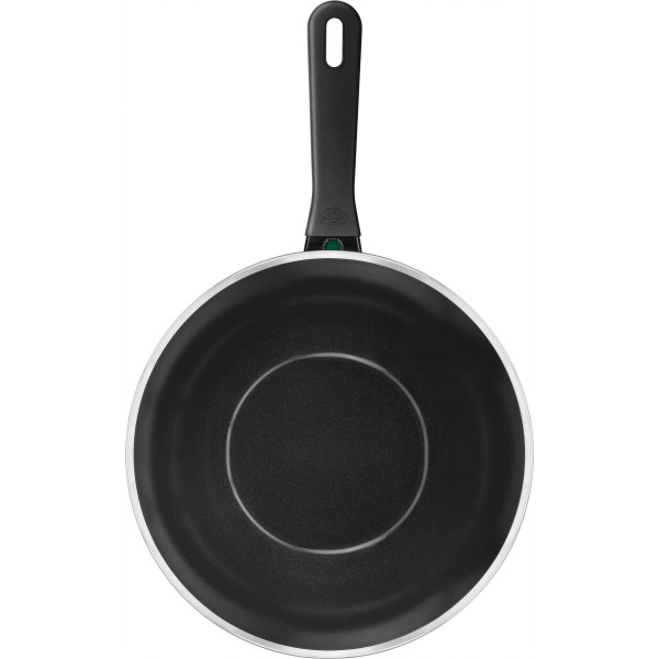 Wok Ballarini Caprera 28 cm zielony do smażenia i przyrządzania potraw