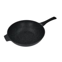Пательня Wok Zwieger Black Stone 32 см для смаження та приготування азіатських страв