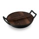 Patelnia wok BerlingerHaus BH-6537 żeliwna 30 cm z drewnianą pokrywką do kuchni