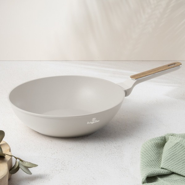 Пательня wok BerlingerHaus Sahara Nordic BH-8315, 28 см для приготування страв азіатської кухні