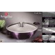 Patelnia wok Berlinger Haus Purple Eclipse BH-7114 30 cm 4L z powłoką tytanową