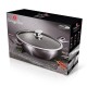 Сковорода wok Berlinger Haus Carbon Pro BH-7111 з гранітним покриттям 30 см 4 л для смаження
