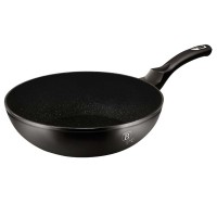 Patelnia wok Berlinger Haus Black Silver 28 cm do kuchni