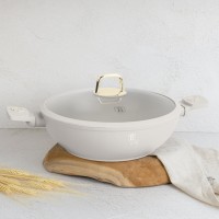 Пательня Wok BerlingerHaus Sahara Collection BH-8065, 30 см з кришкою для смаження та тушкування